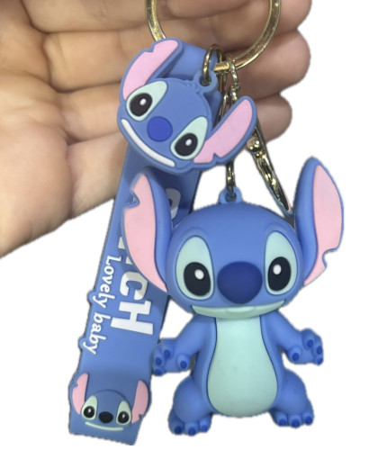 Chaveiro de Borracha Stitch-Stitch-