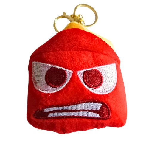 Chaveiro de Pelúcia Raiva Divertidamente # - Produto Original