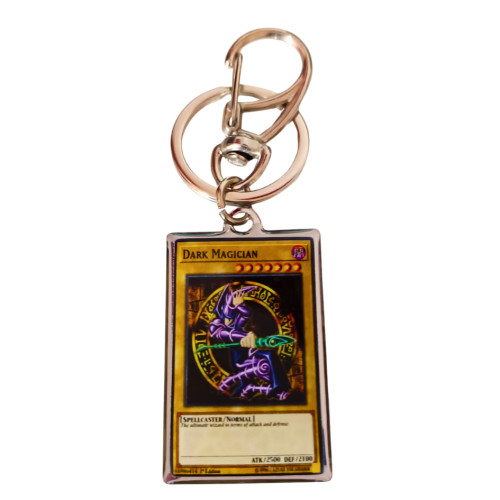Chaveiro metal carta Dark Magician Yu-Gi-Oh! # - Produto Original