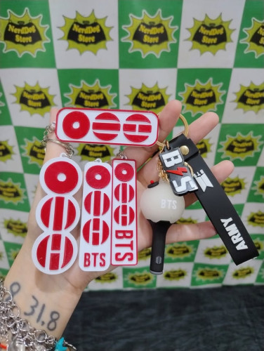 Chaveiros BTS World Tour Arirang Unidade - NerdDog Store - Kpop Army Jungkook J-Hope Jimin Jin RM Nenhuma # - Produto Original