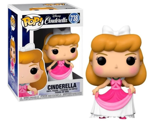 Funko Pop Cinderella (Pink Dress)-Cinderella-738
