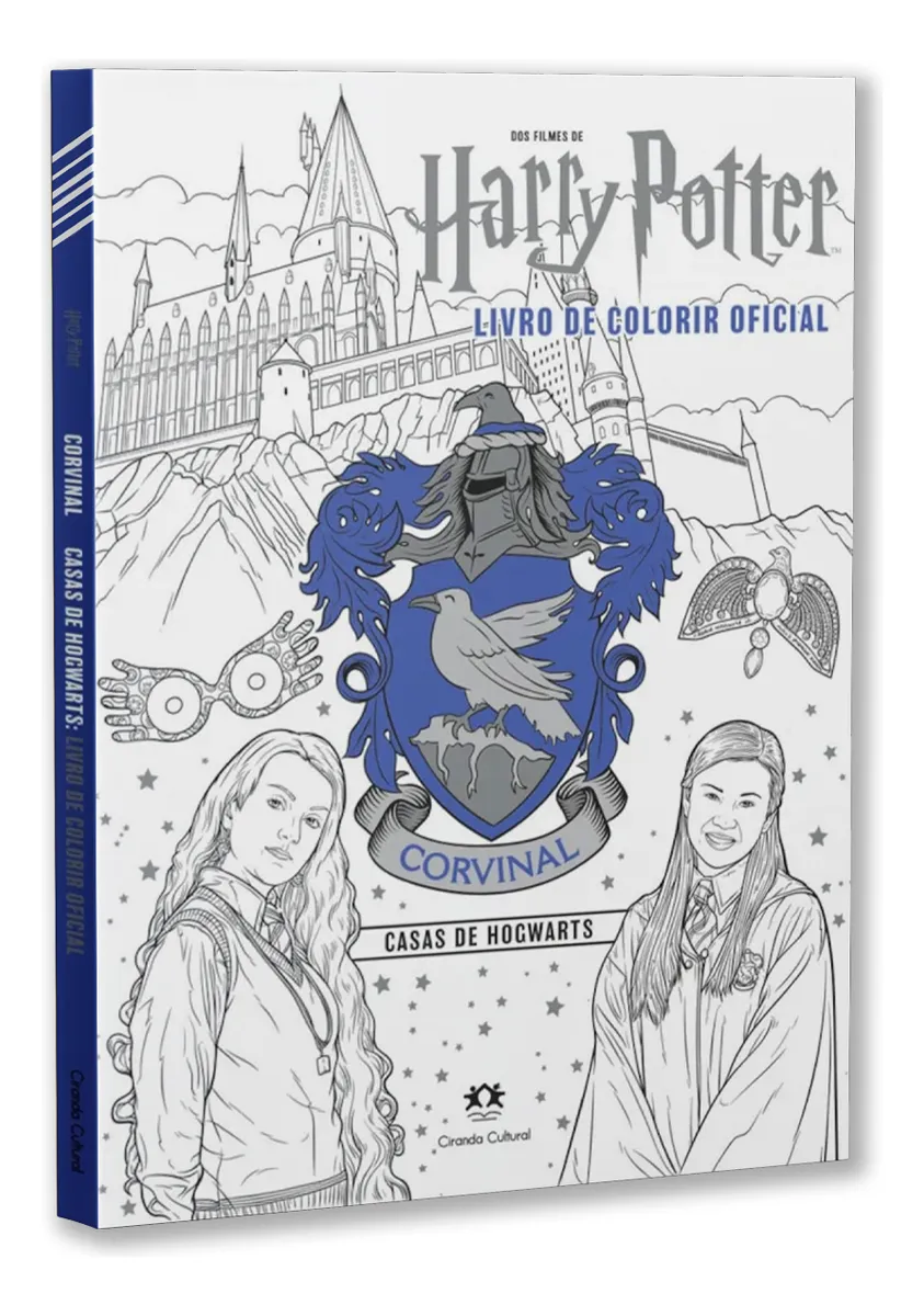 Livro De Colorir Harry Potter Hogwarts Corvinal Ravenclaw-Harry Potter-1