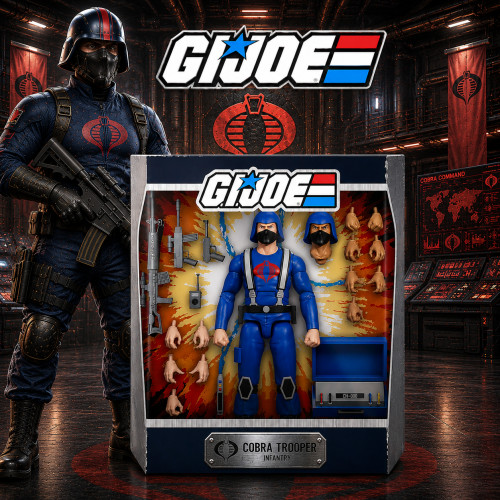 Cobra Trooper Ultimate 18cm - Gi Joe Lançamento 2022 Retro Toys # - Produto Original