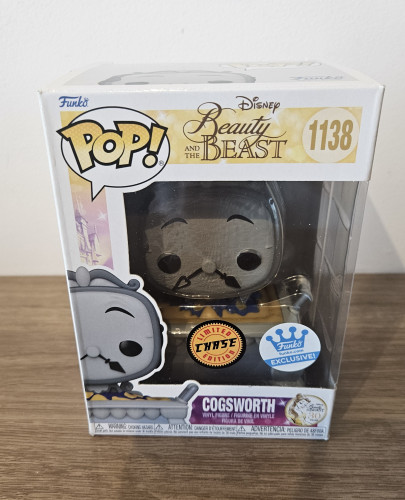 Cogsworth CHASE Funko Exclusive Disney Beauty And The Beast #1138 - Produto Original