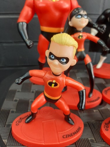 Action Figures Coleção Cinemark Os Incríveis + Síndrome - Disney Os Incriveis - #