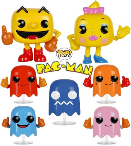 Coleção Funko Pop! Pac-man Completa #81-87-Pacman-81