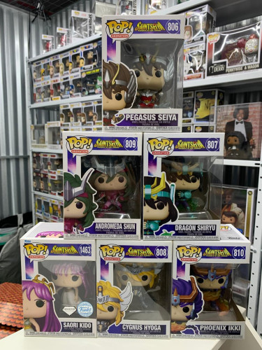 Coleção Funko Pop Cavaleiros Do Zodíaco Saint Seiya + Saori Saint Seiya #806 - Produto Original