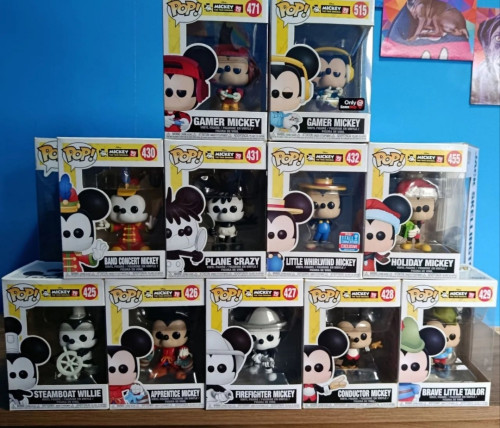 Coleção Funkos Mickey 90 anos (completa)!-Disney-0004