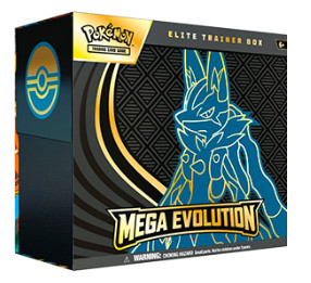 Coleção Treinador Avançado (ETB) - Megaevolução - Mega Lucario Pokemon TCG # - Produto Original