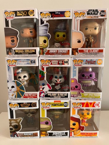 Combo 9 Funkos Variados - FUNKO POP - #9