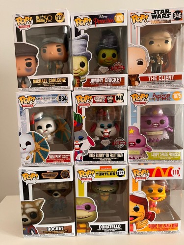 Combo 9 Funkos Variados - FUNKO POP - #9