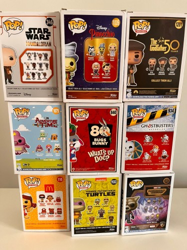 Combo 9 Funkos Variados - FUNKO POP - #9