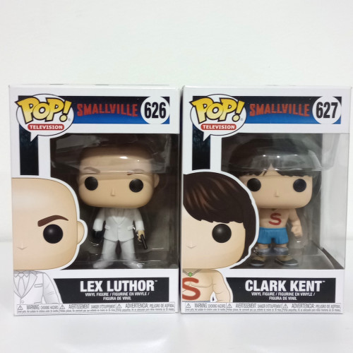 Combo Funko Pop Smallville: Clark Kent (shirtless) #627 e Lex Luthor #626 Novos | Vaulted-Smallville-1
