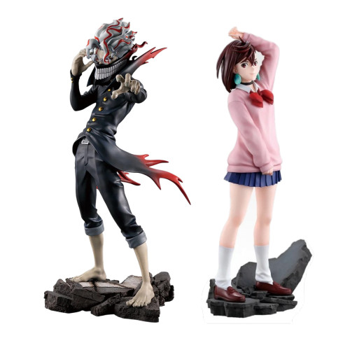 Conjunto Figure Action : Momo Ayase & Okarun - MASTERLISE DANDANDAN # - Produto Original