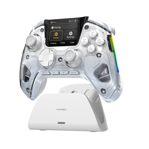 Controle Manba One V2: Tela Interativa Visual Switch PC iOS Android RGB-Switch PC iOS Android-
