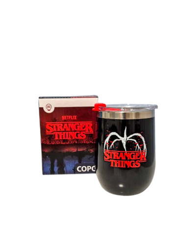 Copo Viagem Térmico 300ml  Stranger Things Zona Criativa # - Produto Original