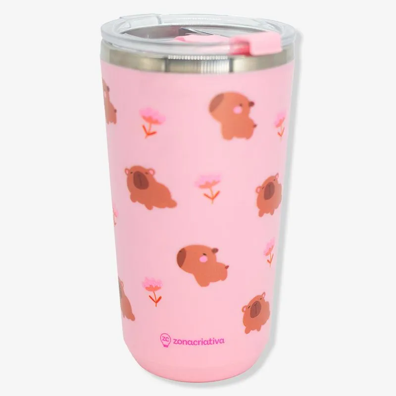Copo Viagem Térmico Sky Capivara - Capivara - #