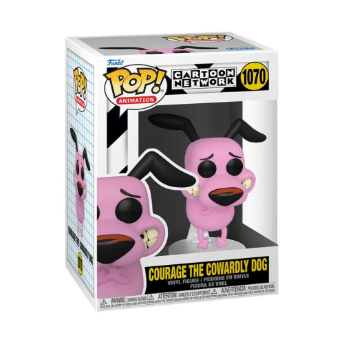 Funko Pop Coragem o Cão Covarde - Coragem, O Cão Covarde - #1070