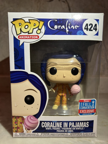 Coraline In Pajamas 🍭 424 - Animation - Exclusive Fall Convention 2018 - Valted - Coraline #424 - Produto Original