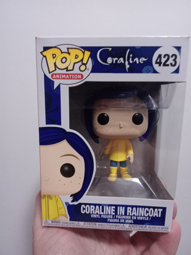 Funko Pop Coraline In Raincoat-Coraline-423