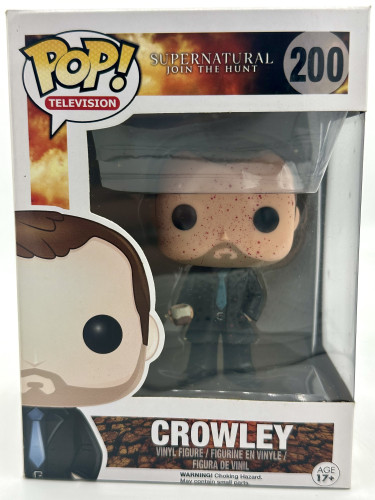 Funko Pop Crowley (Blood Splatter version) Supernatural #200 - Produto Original