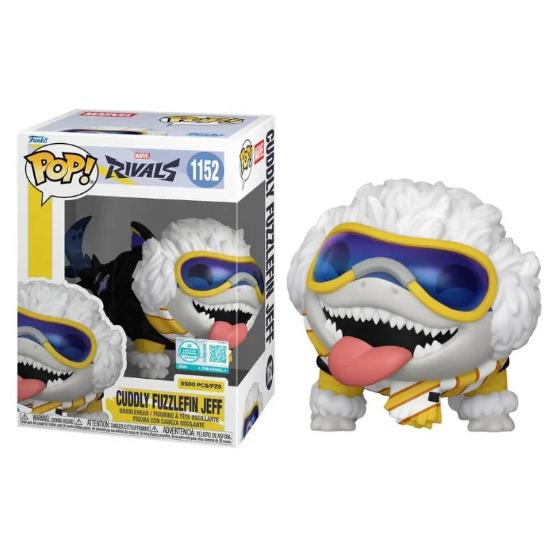 Cuddly Fuzzlefin Jeff 9500 pcs Limitado Marvel Rivals #1152 - Produto Original