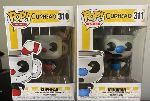 Funko Pop Cuphead + Mugman (vaulted) - Games Cuphead - #310