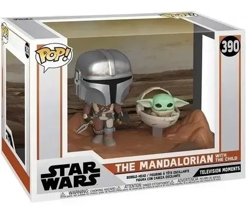 The Mandalorian With The Child (BABY Yoda) The Mandalorian #390 - Produto Original
