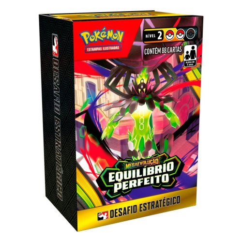 DESAFIO ESTRATEGICO POKÉMON TCG ME03 EQUILIBRIO PERFEITO - 88 CARTAS COPAG-Pokemon Estampas Ilustradas-