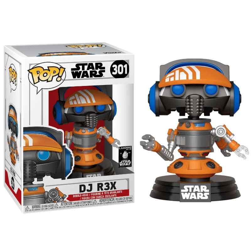 DJ R3X 301 Funko Pop Exclusivo Landing 2019 Star Wars Galaxys Edge-Star Wars-301