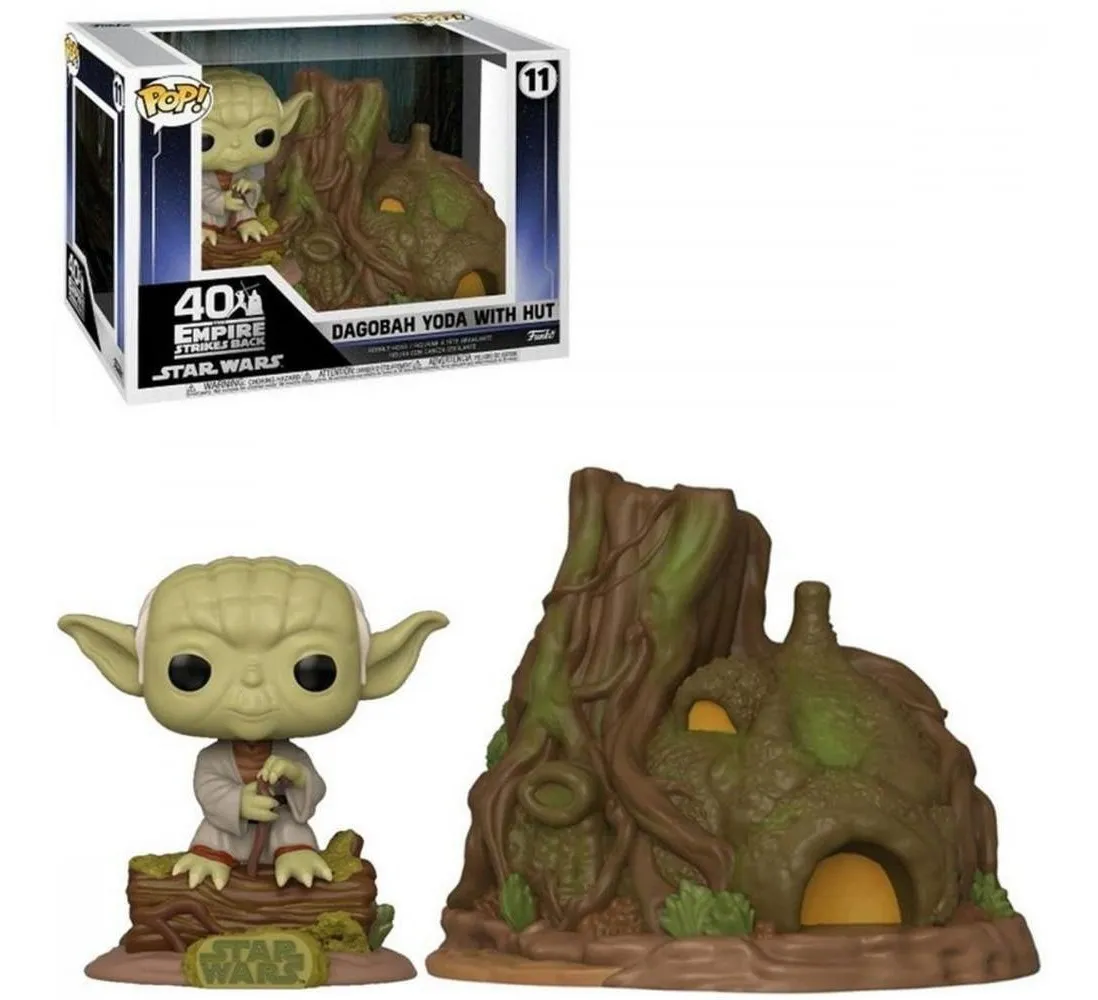 Funko Pop Dagobah Yoda With Hut-Star Wars 40 Empire Strikes Back-11