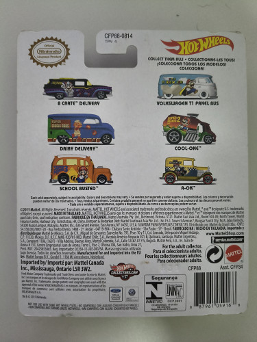 Dairy Delivery Mario Bros Hot Wheels - Mario Bros - #