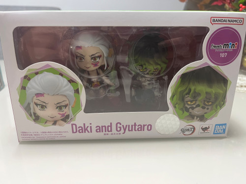  daki and Gyutaro mini bandai # - Produto Original