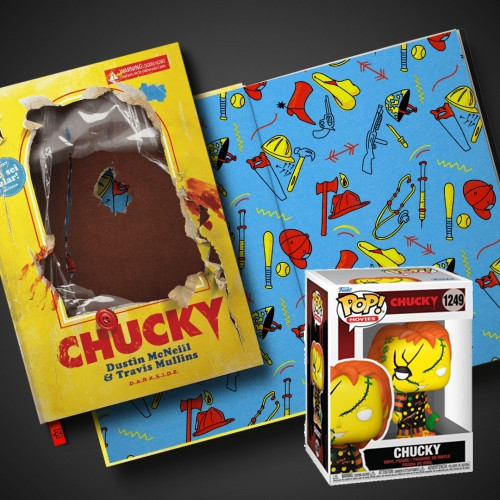 Kit Chucky Halloween: Livro (o Legado Do Brinquedo Assassino) + Funko Pop 1249-Chucky-