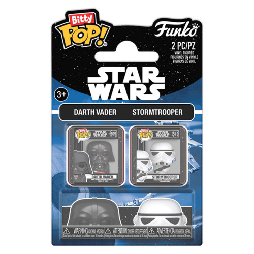 Darth Vader & Stormtrooper Pack2 Bitty Pop Star Wars #88915 - Produto Original