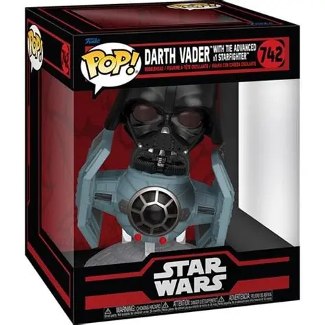 Funko Pop Darth Vader 742 With Tie Advanced x1 Starfighter Star Wars - Star Wars - #742