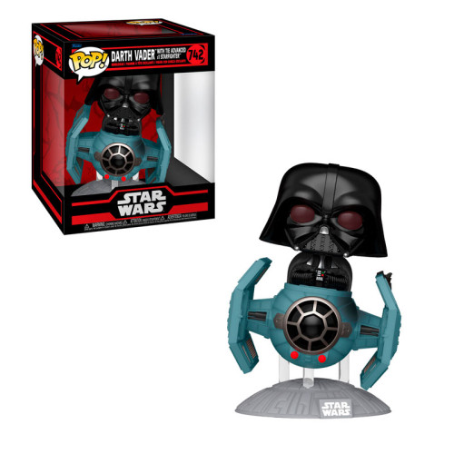 Funko Pop Darth Vader 742 With Tie Advanced x1 Starfighter Star Wars-Star Wars-742