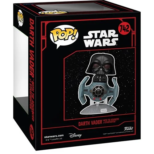 Funko Pop Darth Vader 742 With Tie Advanced x1 Starfighter Star Wars - Star Wars - #742