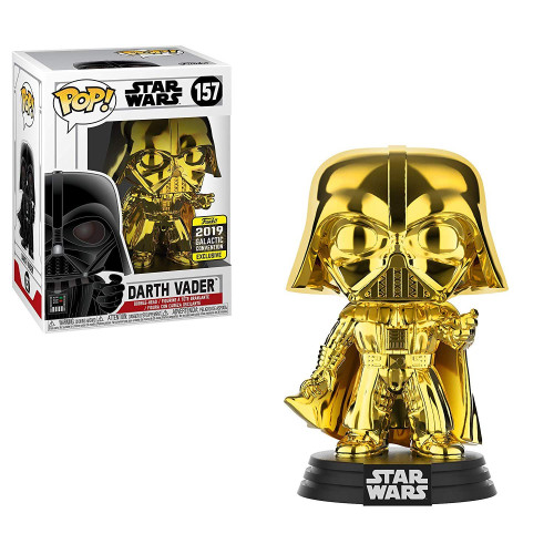 Darth Vader gold chrome exclusivo Galactic Convention 2019-Star Wars-157