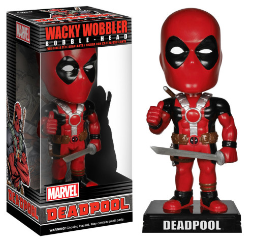 Deadpool - Funko Wacky Wobbler Bobble Head Marvel Comics #1 - Produto Original