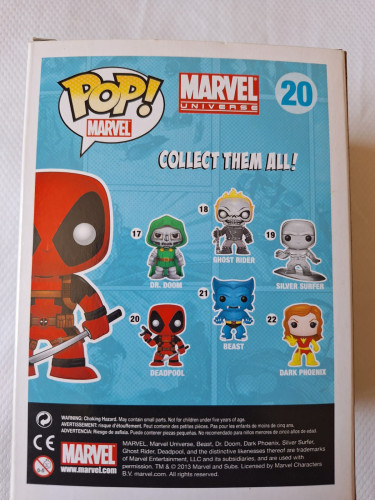 Funko Pop Deadpool - Marvel Universe - #20