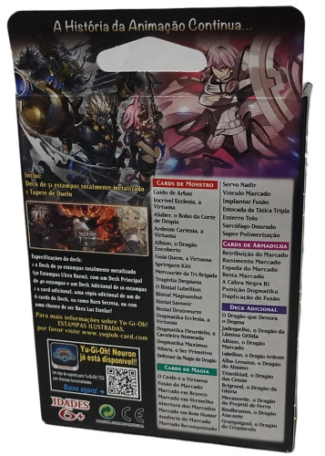 Deck Estrutural Yu-Gi-Oh! O Deck das Crônicas: O Caído e a Virtuosa Edição Totalmente Metalizada Cards Cartas Konami Yugioh - Yugioh - #
