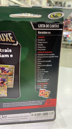 Decks Pokémon Baralho Batalha Deluxe Miraidon ex  Copag Cards Cartas - Pokemon - #