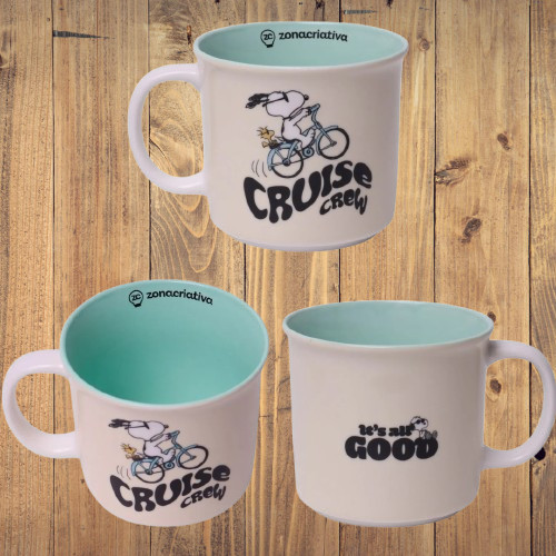 Caneca Tom Snoopy-Snoopy E Woodstock-