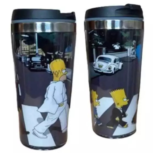 Copo Térmico Simpsons Inox 450ml Os Simpsons # - Produto Original