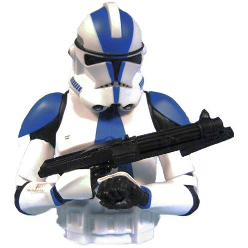 Action Figures Diamond Select Toys Star Wars Commander Appo Clone Trooper Bust Bank Star Wars # - Produto Original