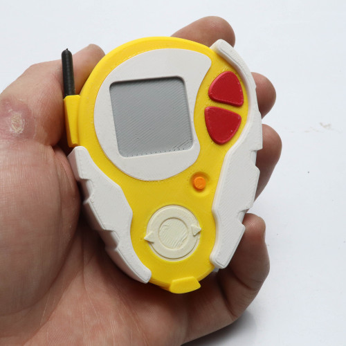 Digivice D3 Digimon Adventure 02 Impressão 3D - Jogress Amarelo Digimon Adventure 2 # - Produto Original