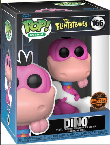 Funko Pop Dino Nft - Digital The Flintstones #166 - Produto Original