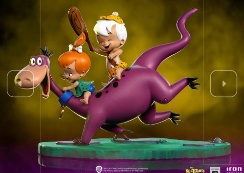 Action Figures Dino Pebbles Bamm-Bamm Iron Studios The Flintstones-The Flintstones-