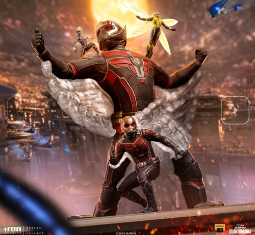 Action Figures Diorama Ant-Man and the Wasp Deluxe Iron Studios Quantumania-Ant-Man And The Wasp: Quantumania-